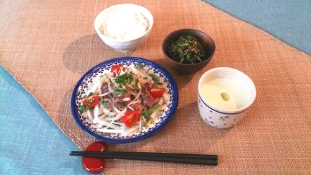 初夏の爽やかカルパッチョ定食