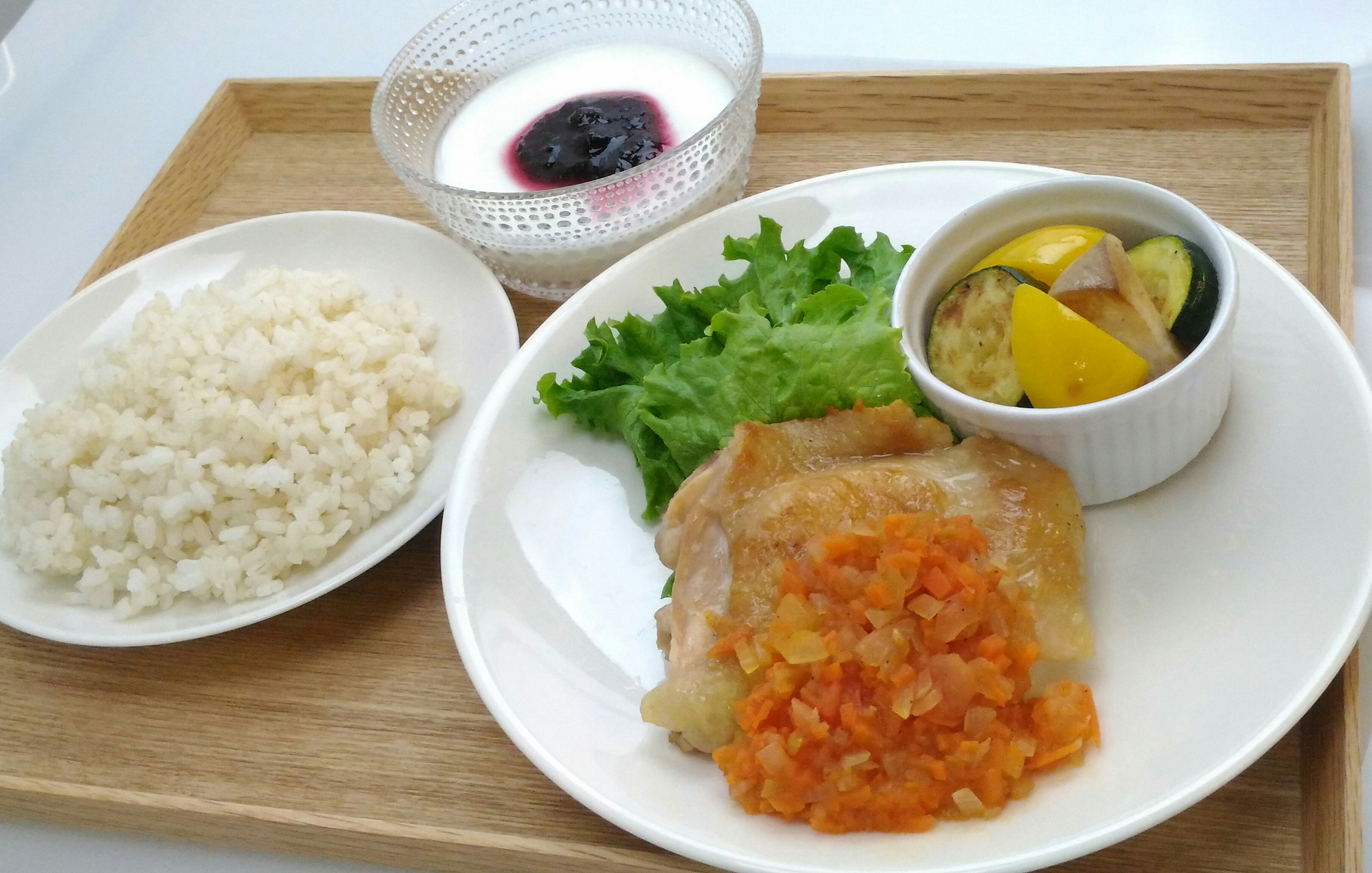 チキンとたっぷり野菜のアンチエイジングメニュー