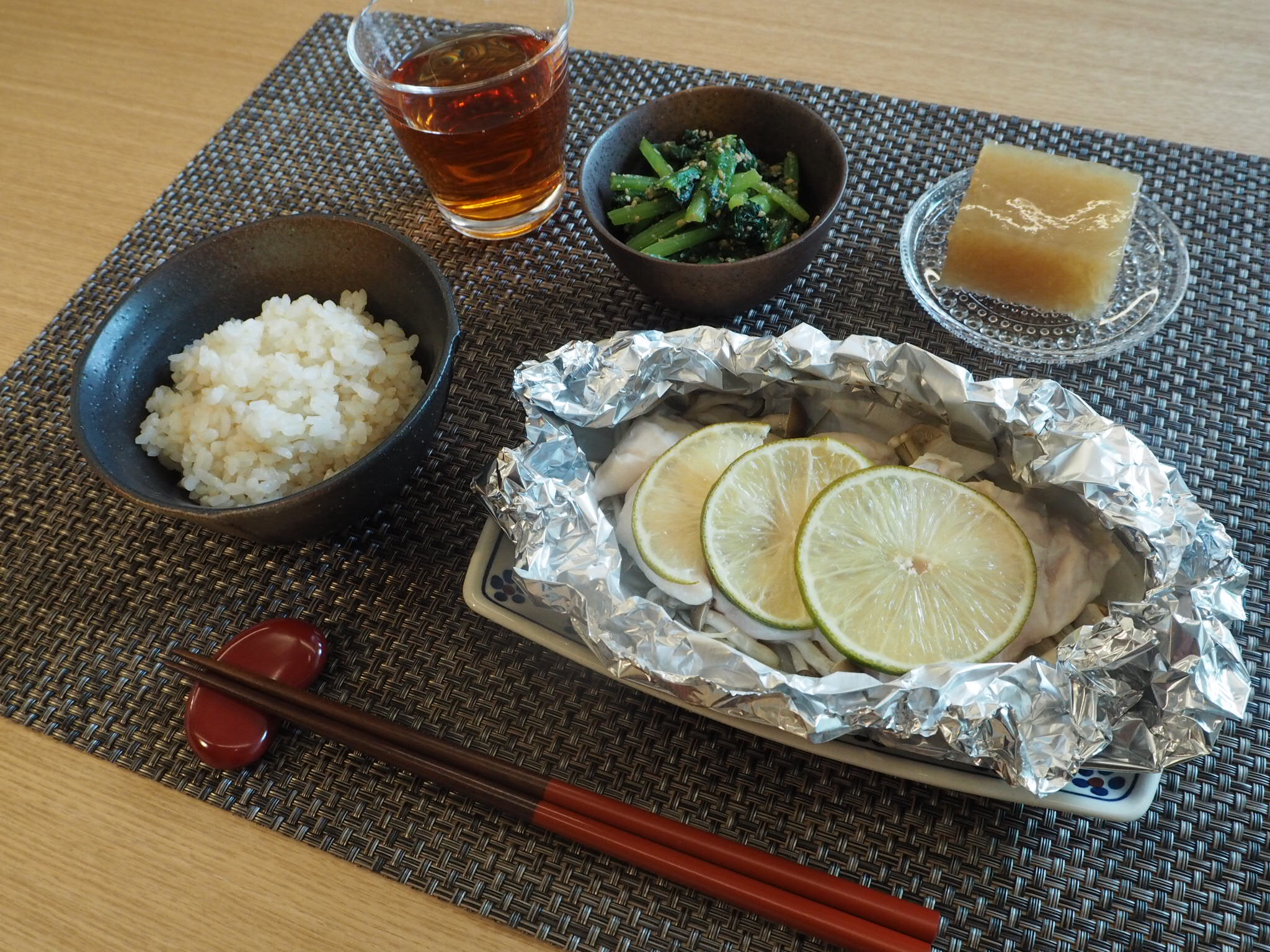 秋の味覚!ホイル焼き定食