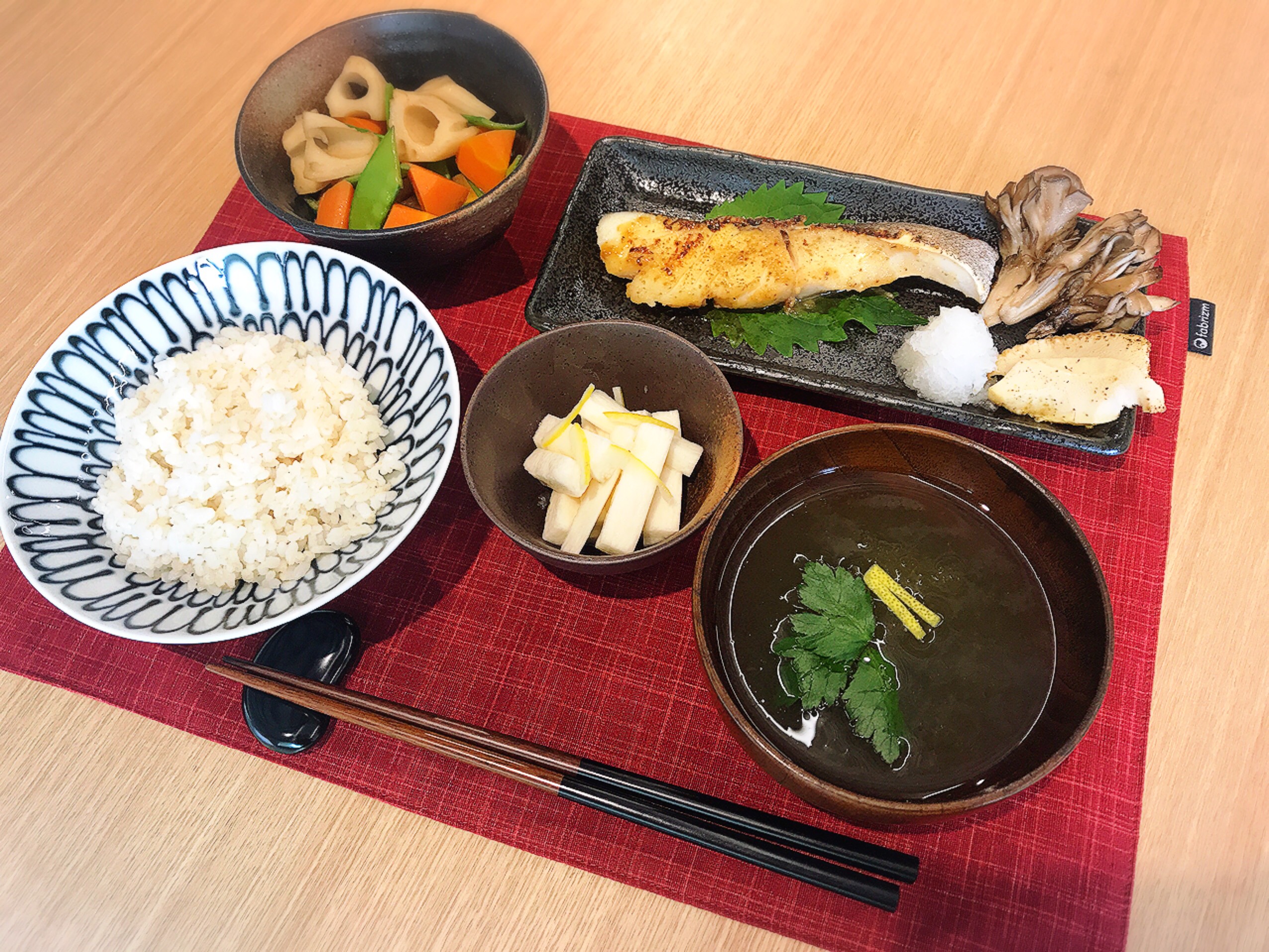 山椒香る鱈の西京焼き定食