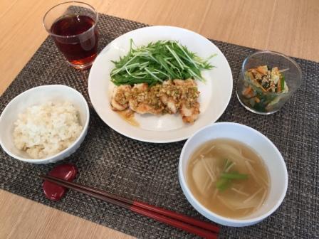 ヘルシー！油淋鶏の中華定食