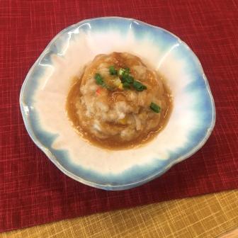 ふわふわを楽しむ はす蒸し